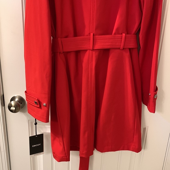 DKNY Bright Red Coat - Picture 10 of 17